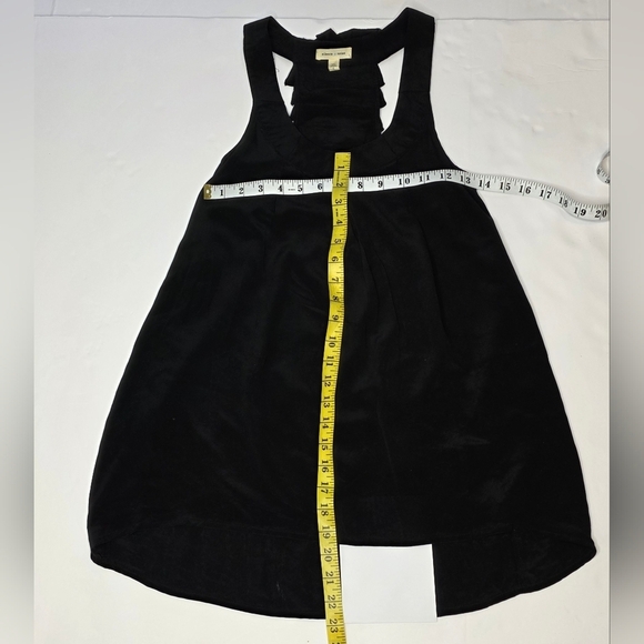 Black Sleeveless Small Silk Top By Silence And Noise - Picture 6 of 12